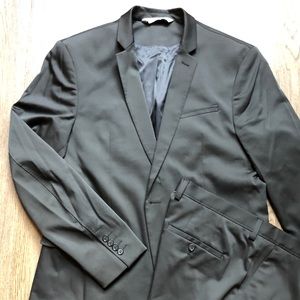Zara Black Suit Jacket & Pants